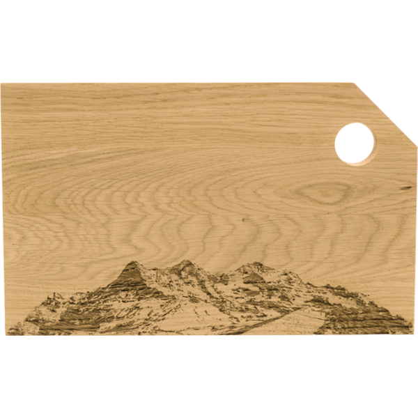 Eiger Mönch Jungfrau, Holz-Schneidebrett, Classic