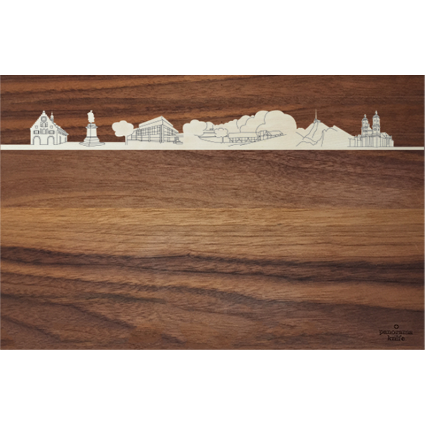 St. Gallen City, Holz-Schneidebrett
