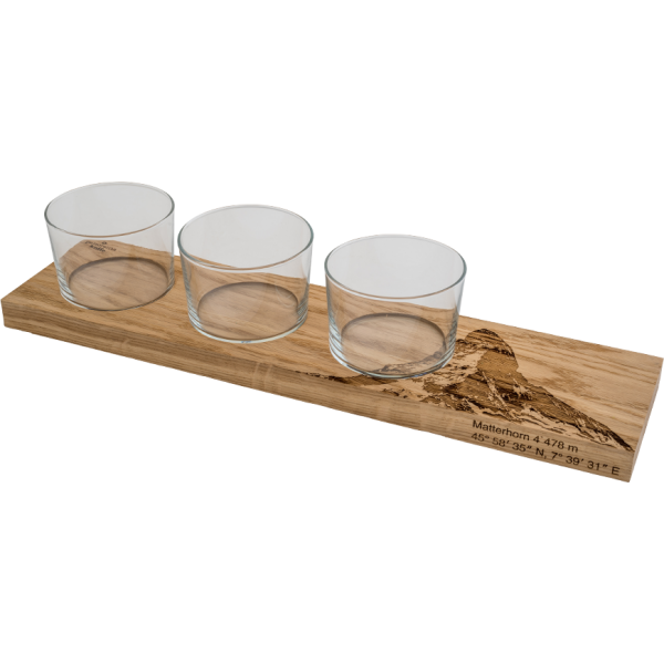 Matterhorn, Chalet Apéro-Set 3-teilig