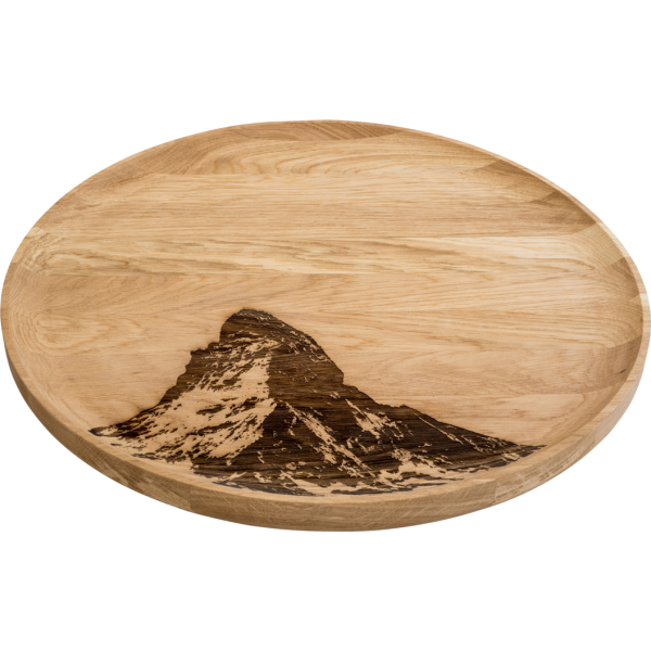 Matterhorn, Holzbrett rund XL