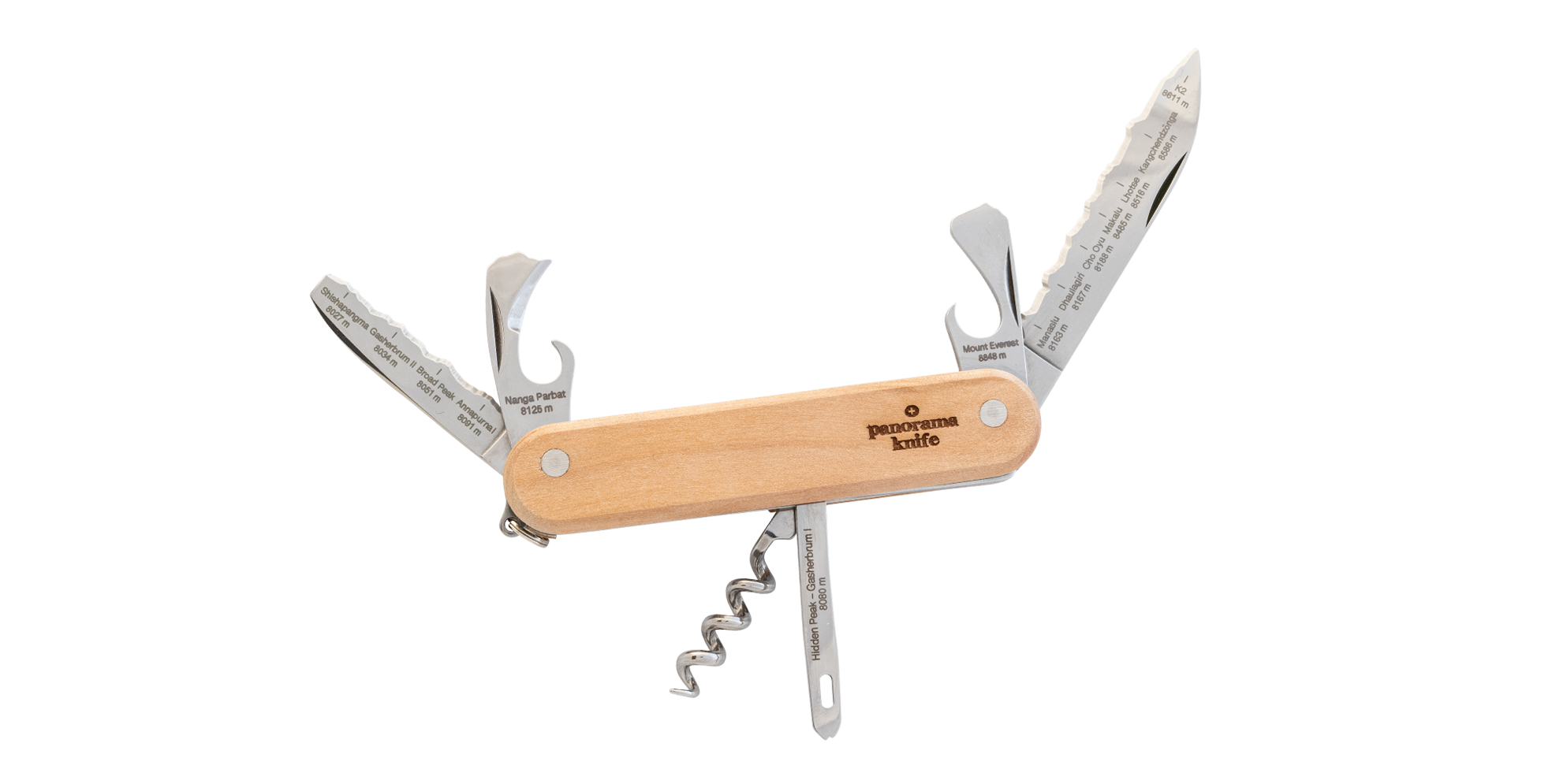 14 > 8000m, Pocket Knife Original Panoramaknife Schweiz