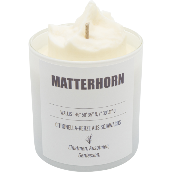 Matterhorn, Soja-Duftkerze Citronella