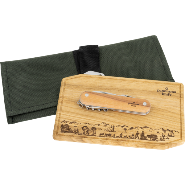 Picknick-Set Alpaufzug, Taschenmesser Original